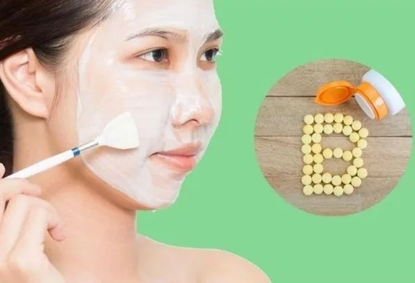 Làm trắng da mặt bằng vitamin B1